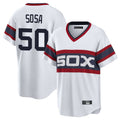 Chicago White Sox #50 Lenyn Sosa Player White Home Game Stitched Baseball Jersey