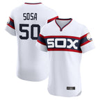 Chicago White Sox #50 Lenyn Sosa Player White Limited Elite Home Stitched Baseball Jersey