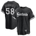 Chicago White Sox #58 Seranthony Dom¨ªnguez Player Black City Connect Home Game Stitched Baseball Jersey