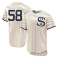 Chicago White Sox #58 Seranthony Dom¨ªnguez Player Cream Field of Dreams Limited Elite Home Stitched Baseball Jersey