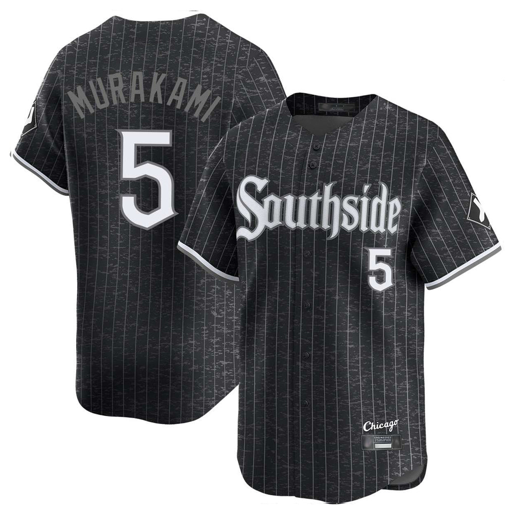 Chicago White Sox #5 Munetaka Murakami Player Black City Connect Limited Home Stitched Baseball Jersey