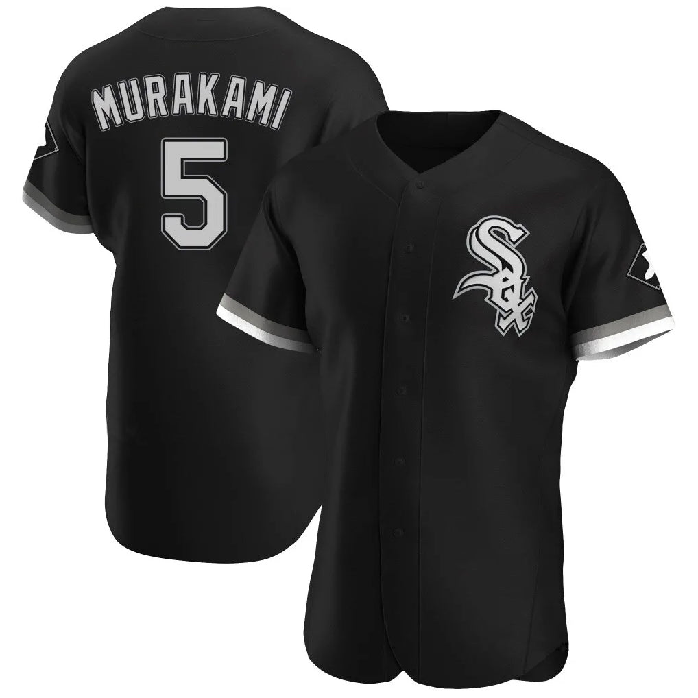 Chicago White Sox #5 Munetaka Murakami Player Black Limited Elite Home Stitched Baseball Jersey