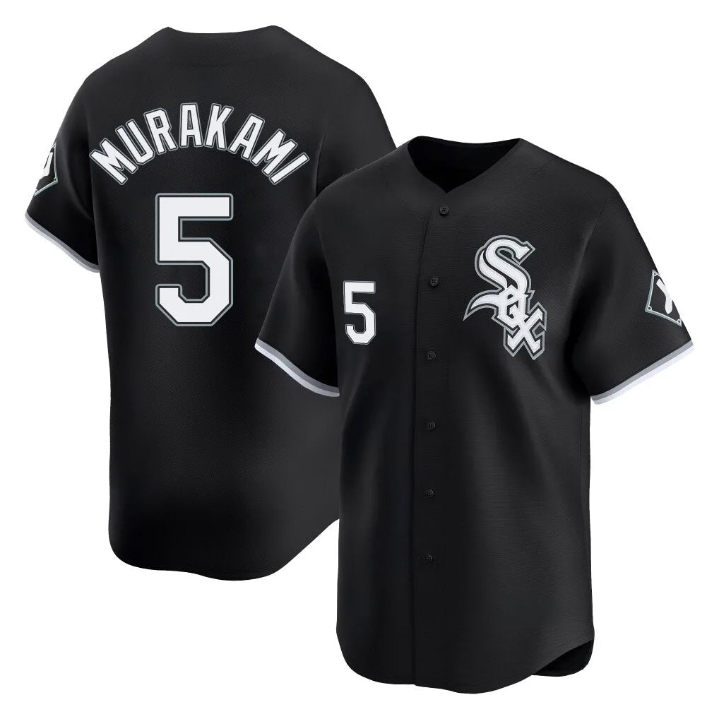 Chicago White Sox #5 Munetaka Murakami Player Black Limited Home Stitched Baseball Jersey