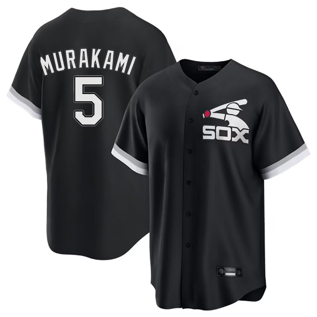 Chicago White Sox #5 Munetaka Murakami Player Black Spring Training Game Stitched Baseball Jersey