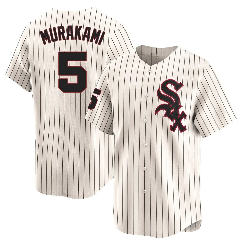 Chicago White Sox #5 Munetaka Murakami Player Cream Cooperstown Collection Limited Home Stitched Baseball Jersey