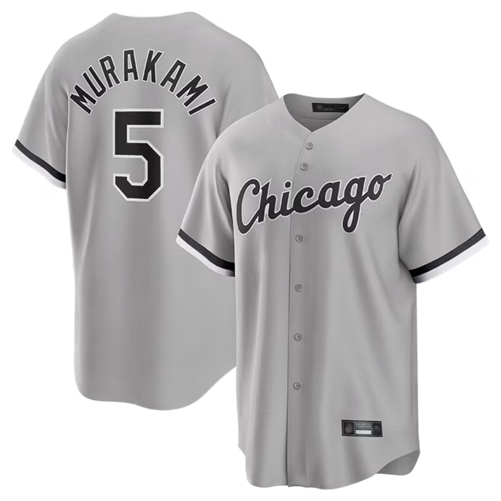 Chicago White Sox #5 Munetaka Murakami Player Gray Home Game Stitched Baseball Jersey