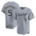 Chicago White Sox #5 Munetaka Murakami Player Gray Road Limited Home Stitched Baseball Jersey