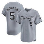 Chicago White Sox #5 Munetaka Murakami Player Gray Road Limited Home Stitched Baseball Jersey