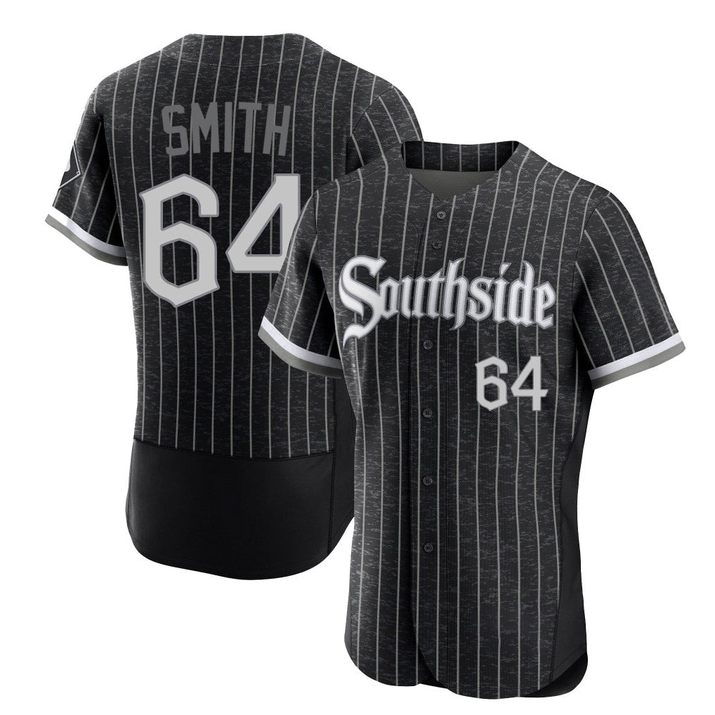 Chicago White Sox #64 Shane Smith Player Black City Connect Limited Elite Home Stitched Baseball Jersey