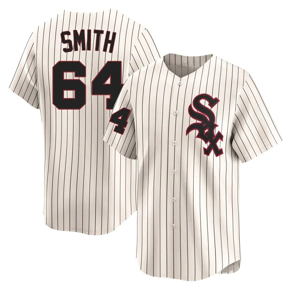 Chicago White Sox #64 Shane Smith Player Cream Cooperstown Collection Limited Home Stitched Baseball Jersey
