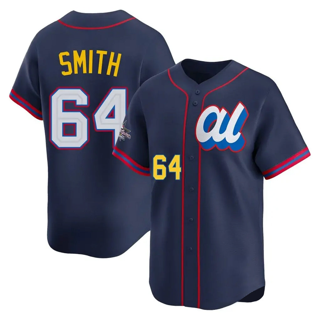 Chicago White Sox #64 Shane Smith Player Navy Limited American League All-Star Edition Stitched Baseball Jersey