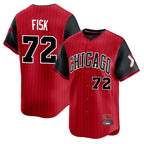 Chicago White Sox #72 Carlton Fisk Player Red City Connect Limited Home Stitched Baseball Jersey