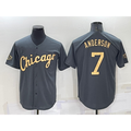Chicago White Sox #7 Tim Anderson Grey 2022 All Star Stitched Cool Baseball Jersey