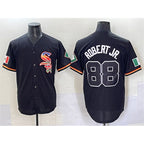 Chicago White Sox #88 Luis Robert Jr. Black Mexico Limited Stitched Baseball Jersey