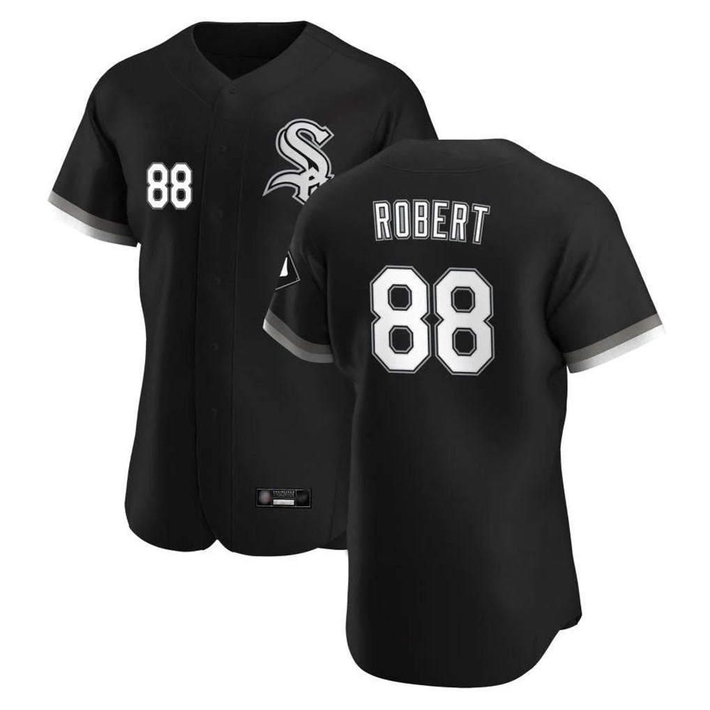 Chicago White Sox #88 Luis Robert Jr Player Black Limited Elite Home Stitched Baseball Jersey
