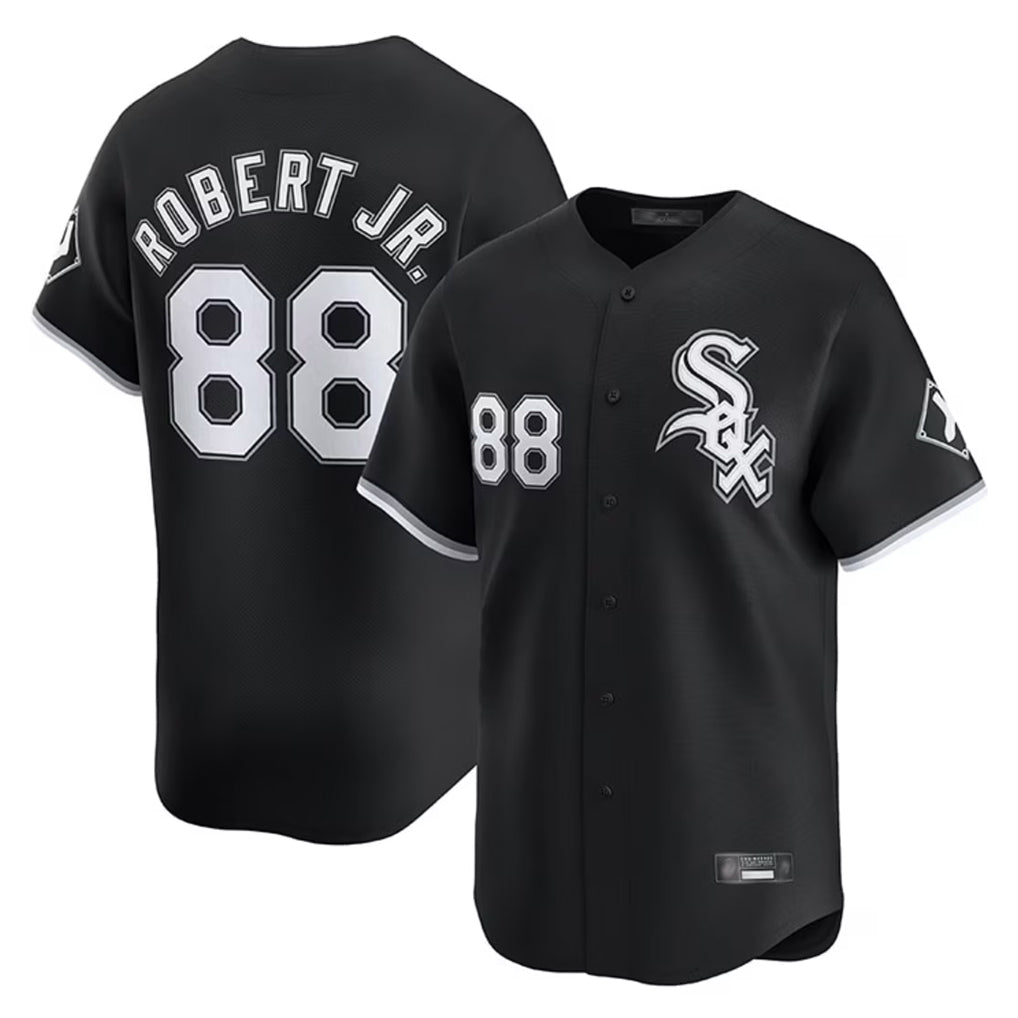 Chicago White Sox #88 Luis Robert Jr Player Black Limited Home Stitched Baseball Jersey