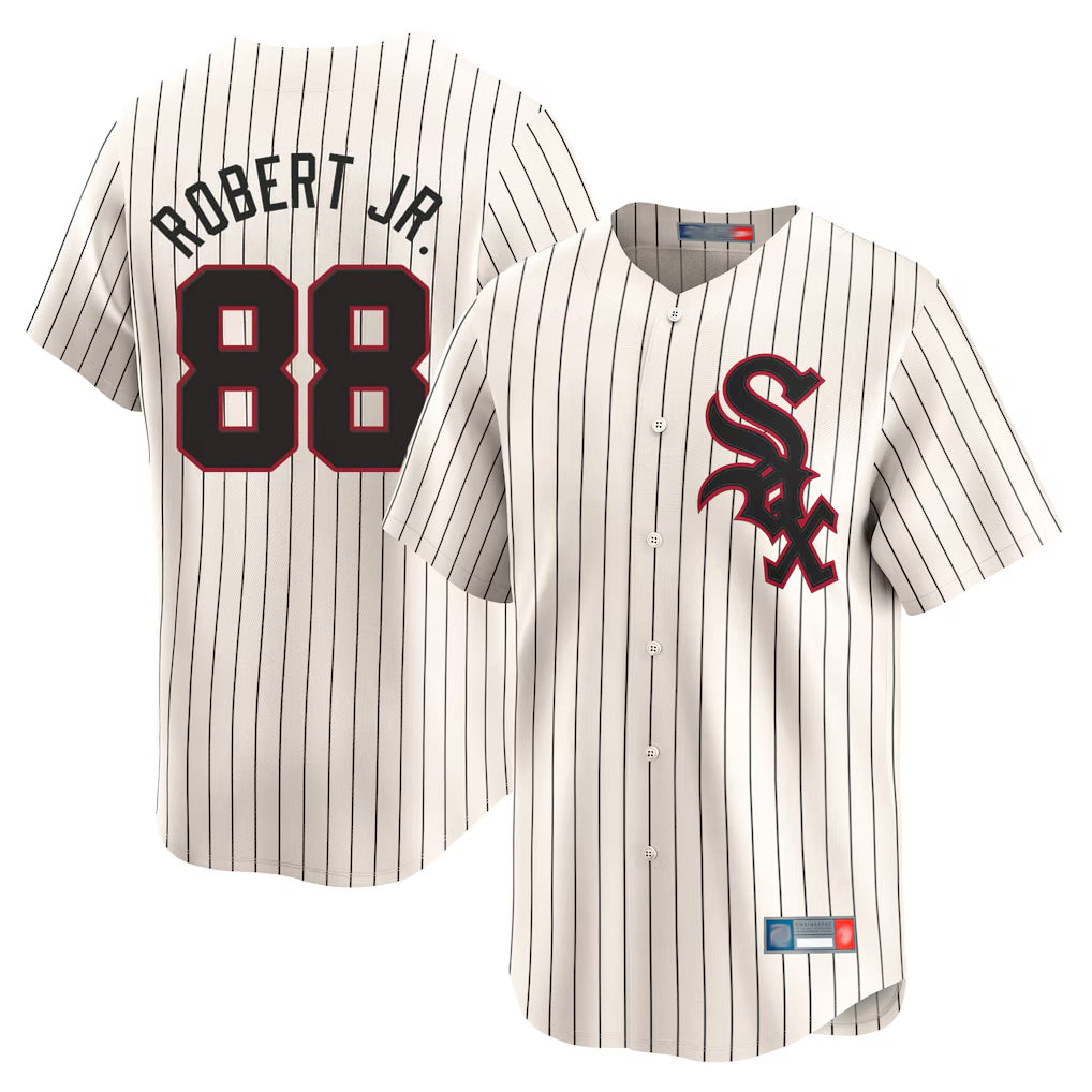 Chicago White Sox #88 Luis Robert Jr Player Cream Cooperstown Collection Limited Home Stitched Baseball Jersey