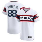 Chicago White Sox #88 Luis Robert Jr Player White Limited Elite Home Stitched Baseball Jersey