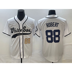 Chicago White Sox #88 Luis Robert Number White Cool Base Stitched Baseball Jersey