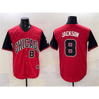 Chicago White Sox #8 Bo Jackson Red Black 2025 City Connect Limited Stitched Baseball Jersey