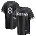 Chicago White Sox #8 Kyle Teel Player Black City Connect Home Game Stitched Baseball Jersey