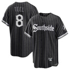 Chicago White Sox #8 Kyle Teel Player Black City Connect Home Game Stitched Baseball Jersey