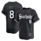 Chicago White Sox #8 Kyle Teel Player Black City Connect Limited Home Stitched Baseball Jersey