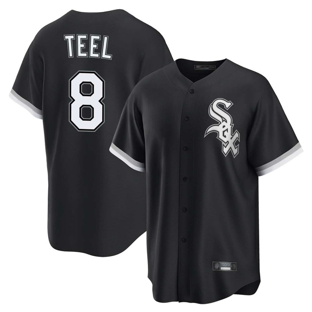 Chicago White Sox #8 Kyle Teel Player Black Home Game Stitched Baseball Jersey