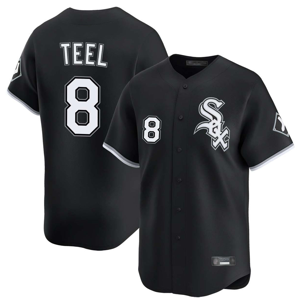 Chicago White Sox #8 Kyle Teel Player Black Limited Home Stitched Baseball Jersey