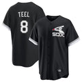 Chicago White Sox #8 Kyle Teel Player Black Spring Training Game Stitched Baseball Jersey