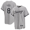 Chicago White Sox #8 Kyle Teel Player Gray Home Game Stitched Baseball Jersey