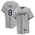 Chicago White Sox #8 Kyle Teel Player Gray Home Game Stitched Baseball Jersey