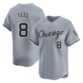 Chicago White Sox #8 Kyle Teel Player Gray Road Limited Home Stitched Baseball Jersey