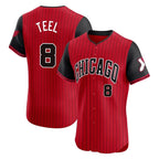 Chicago White Sox #8 Kyle Teel Player Red City Connect Limited Elite Home Stitched Baseball Jersey