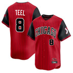 Chicago White Sox #8 Kyle Teel Player Red City Connect Limited Home Stitched Baseball Jersey