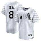 Chicago White Sox #8 Kyle Teel Player White Stripe Limited Home Stitched Baseball Jersey
