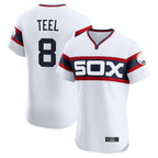 Chicago White Sox #8 Kyle Teel Player White Limited Elite Home Stitched Baseball Jersey