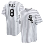 Chicago White Sox #8 Kyle Teel White Home Replica Baseball Jersey