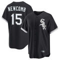Chicago White Sox #15 Sean Newcomb Player Black Home Game Stitched Baseball Jersey