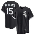 Chicago White Sox #15 Sean Newcomb Player Black Home Game Stitched Baseball Jersey