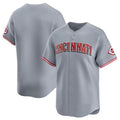 Cincinnati Reds Blank Gray Away Limited Baseball Stitched Baseball Jersey