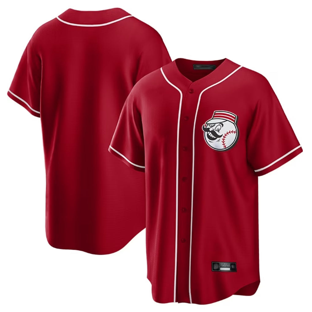 Cincinnati Reds Blank Player Red Home Game Stitched Baseball Jersey
