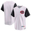 Cincinnati Reds Blank Player White Black Stripe Field of Dreams Game Home Stitched Baseball Jersey