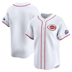 Cincinnati Reds White 2025 Speedway Classic Home Limited Baseball Jersey