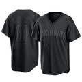 Cincinnati Reds #11 Barry Larkin Player Black Game Home Stitched Baseball Jersey