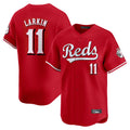 Cincinnati Reds #11 Barry Larkin Player Red Home Limited Stitched Baseball Jersey