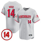 Cincinnati Reds #14 Pete Rose Player Gray Vapor Premier Limited Home Stitched Baseball Jersey