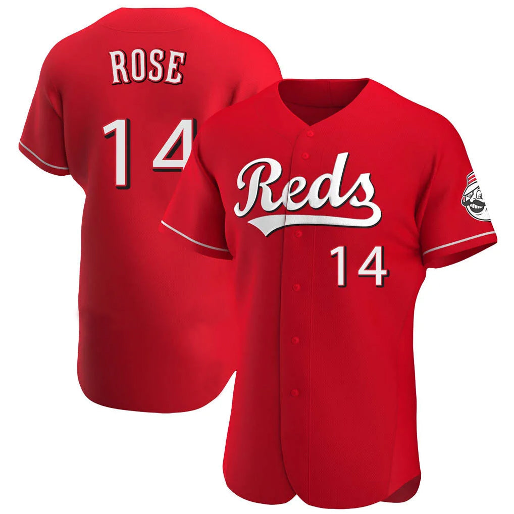 Cincinnati Reds #14 Pete Rose Player Red Limited Elite Home Stitched Baseball Jersey