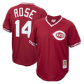 Cincinnati Reds #14 Pete Rose Player Red Throwback Cooperstown Collection Limited Stitched Baseball Jersey
