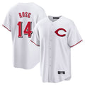 Cincinnati Reds #14 Pete Rose Player White Home Game Stitched Baseball Jersey